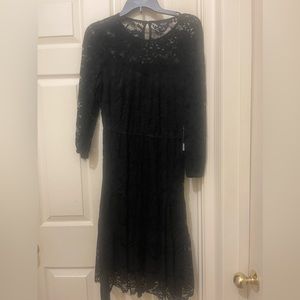 Vera Wang M Simply Vera Wang Black Party Dress